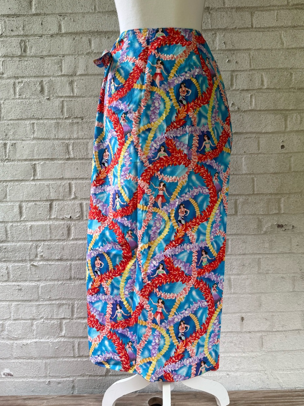🌴Hawaiian Tropical Sarong Wrap Skirt🌴 - Picture 2 of 6